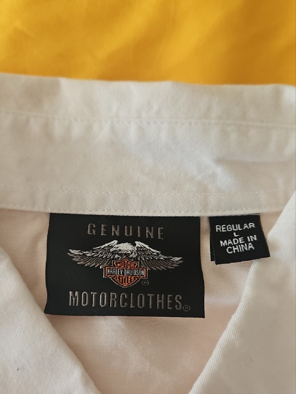 Harley-Davidson White Sleeveless Shirt/Vest Size Large - Picture 4 of 5